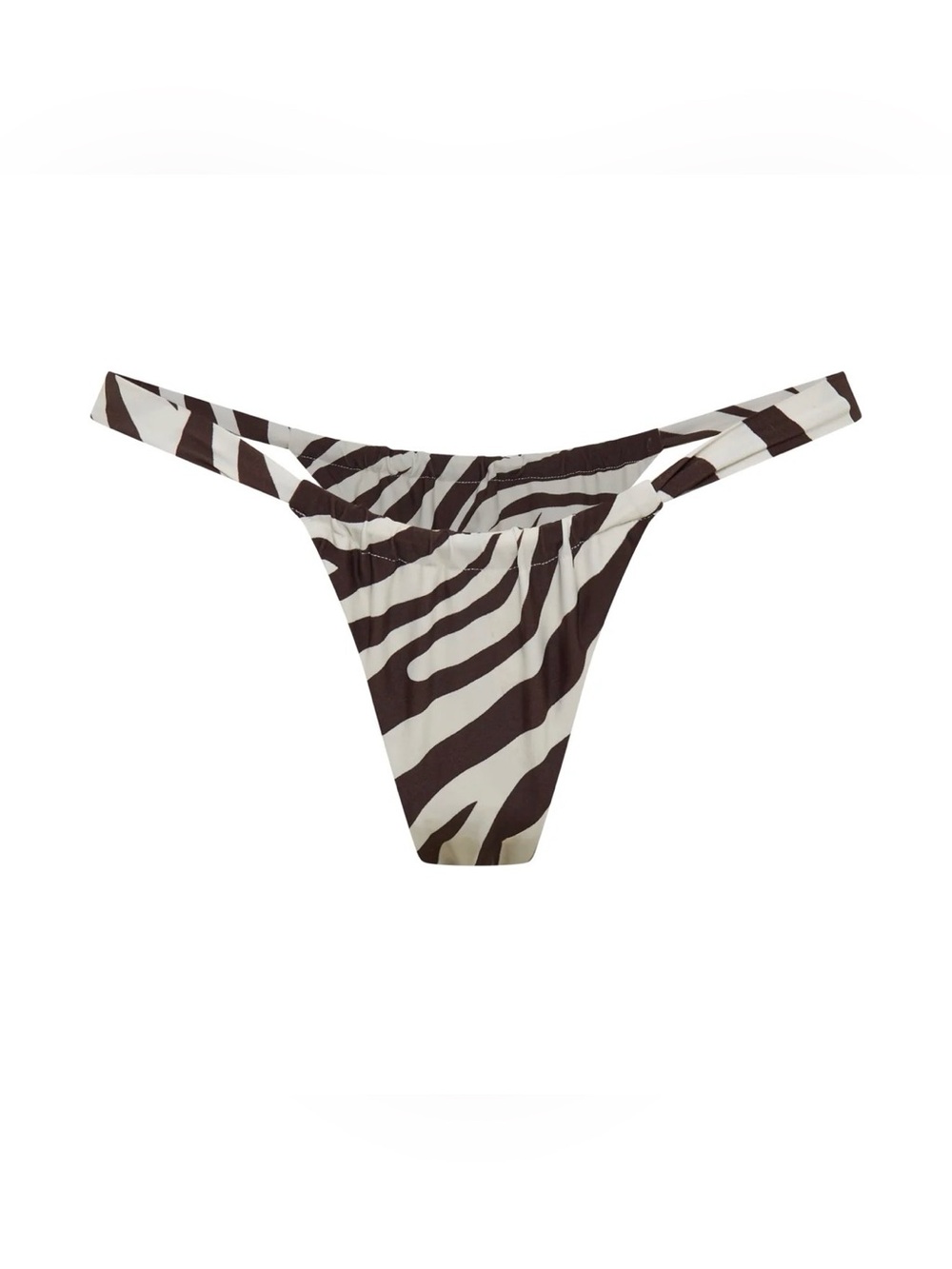 VACAY SWIMWEAR Rhodes Bottom Zebra Brown